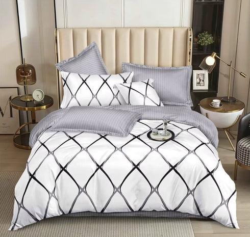 Hudson King Size Bed Sheet Set with 2 Pillow Covers by Florida